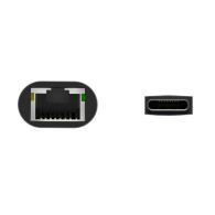CONVERSOR USB3.1 GEN1 USB-C A ETHERNET GIGABIT GRIS 15CM AISENS A109-0709