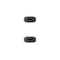 CABLE USB 3.1 GEN2 5A USB-C M-USB-C M NEG GR 1 M NANOCABLE 10.01.4101-COMB