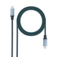 CABLE USB 3.1 GEN2 5A USB-C M-USB-C M NEG GR 2 M NANOCABLE 10.01.4102-COMB