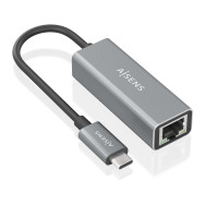 CONVERSOR USB3.1 GEN1 USB-C A ETHERNET GRIS 15CM AISENS A109-0898