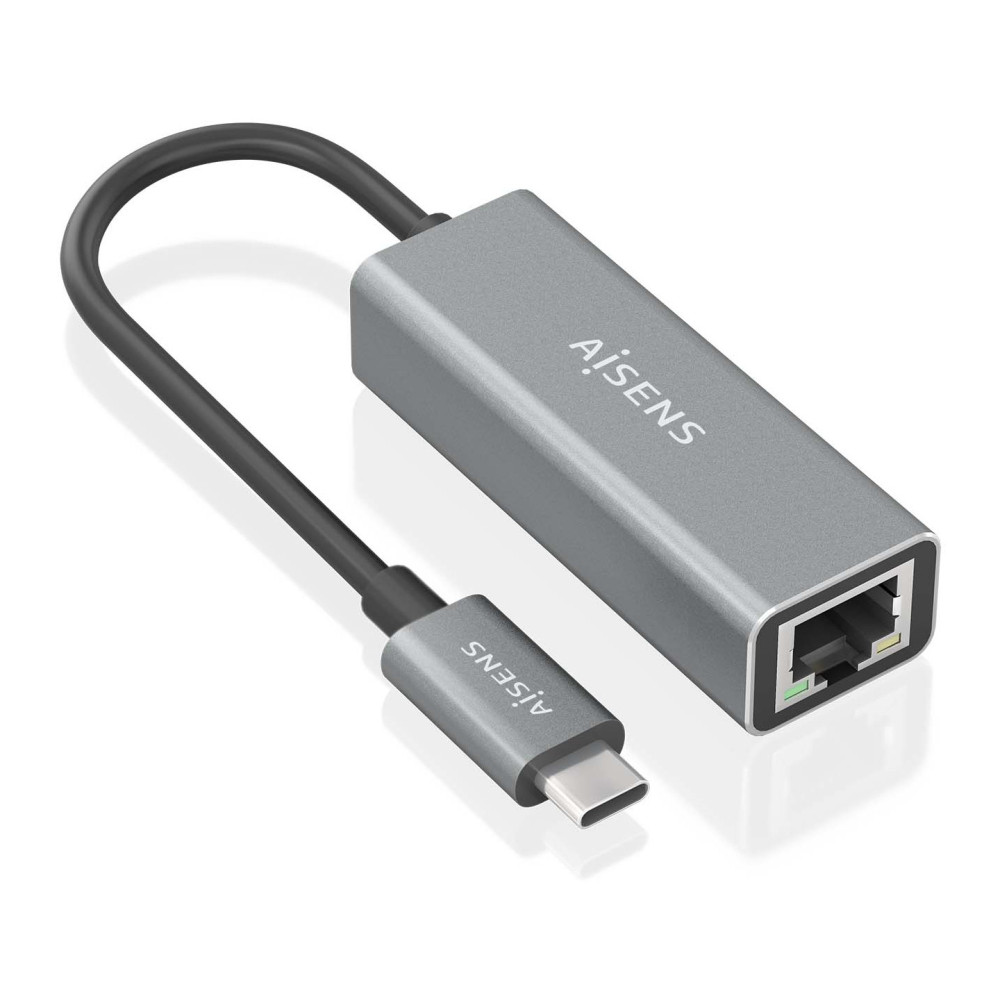 CONVERSOR USB3.1 GEN1 USB-C A ETHERNET GRIS 15CM AISENS A109-0898