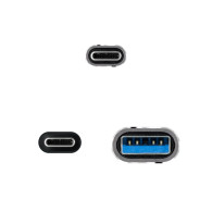 CABLE USB 3.2 GEN2x2 5A 100W USB-C USB-A 3 M NANOCABLE 10.01.4113-COMB