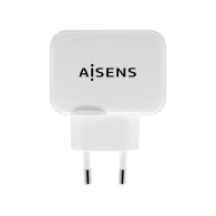 CARGADOR USB AISENS PARED 17W 5V 3.4A 2xUSB CON CONTROL AI BLANCO A110-0439
