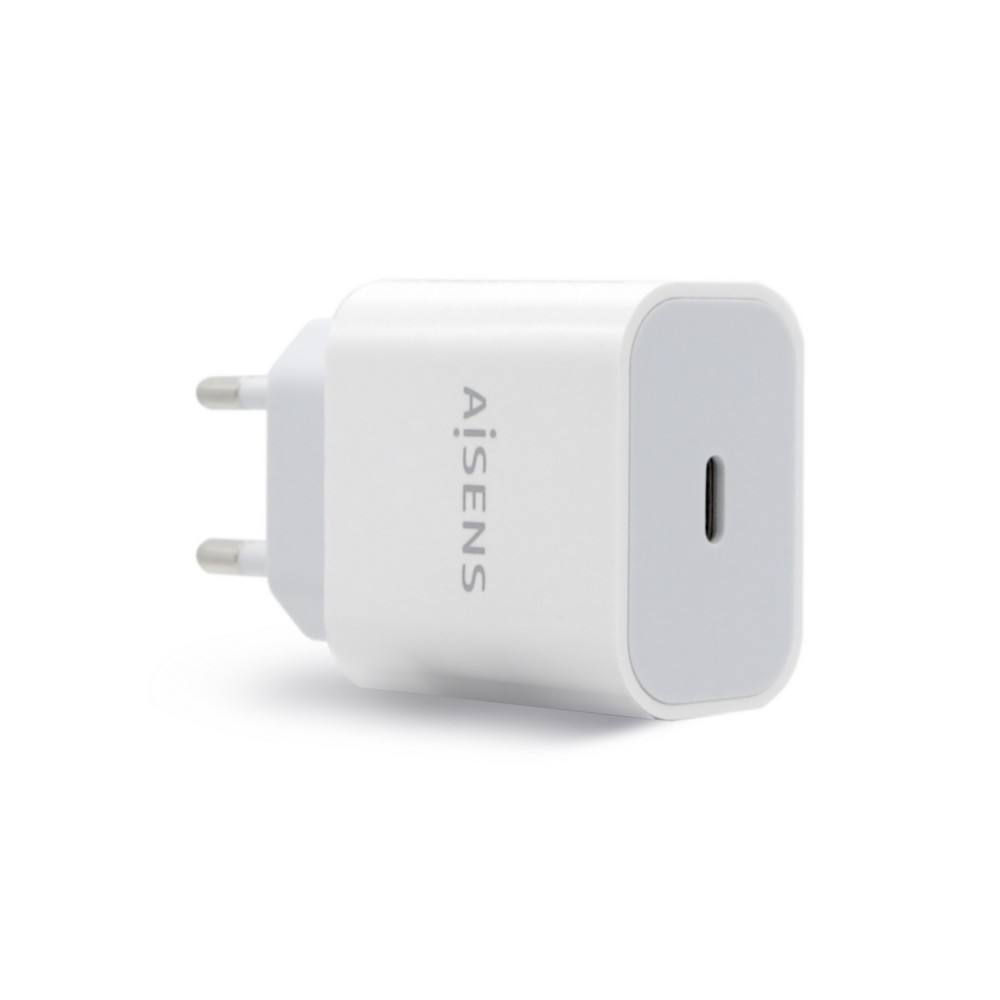 CARGADOR USB-C PD3.0 1XUSB-C 20W BLANCO AISENS A110-0537