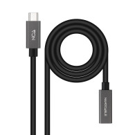 CABLE USB 3.2 GEN2x2 60W 4K 60Hz USB-C M H 1.0 M NANOCABLE 10.01.4401