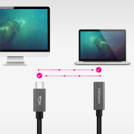 CABLE USB 3.2 GEN2x2 60W 4K 60Hz USB-C M H 2 M NANOCABLE 10.01.4402