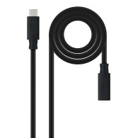 CABLE USB 3.2 GEN2x2 100W 4K 60Hz USB-C M H 0.5 M NANOCABLE 10.01.4500