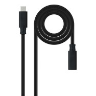 CABLE USB 3.2 GEN2x2 100W 4K 60Hz USB-C M H 0.5 M NANOCABLE 10.01.4500
