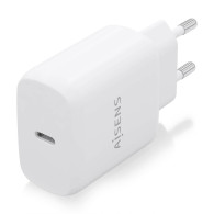 CARGADOR USB-C PD3.0 1 PUERTO 1xUSB-C 25W BLANCO AISENS A110-0756