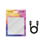 CABLE USB 4 GEN3x2 NANOCABLE 5A USB-CM-USB-CM 240W 40GBPS 1.8M 10.01.5002