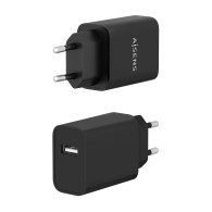 CARGADOR USB 10W ALTA EFICIENCIA 5V2A NEGRO AISENS A110-0854