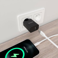 CARGADOR USB 10W ALTA EFICIENCIA 5V2A NEGRO AISENS A110-0854