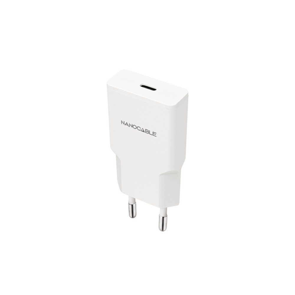 CARGADOR USB-C PD 30W BLANCO NANOCABLE 10.10.2027