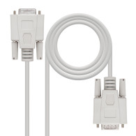 CABLE SERIE RS232 DB9M-DB9H 3.0 M NANOCABLE 10.14.0203
