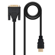 CABLE DVI A HDMI DVI18+1M-HDMI AM 3.0 M NANOCABLE 10.15.0503