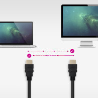 CABLE HDMI V1.4 ALTA VELOCIDAD HE A M-A M 1.0 M NANOCABLE 10.15.1700