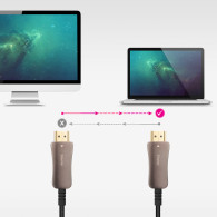 CABLE HDMI V2.1 AOC 8K 60HZ 4K 120HZ 48Gbps 80 M NANOCABLE 10.15.2180