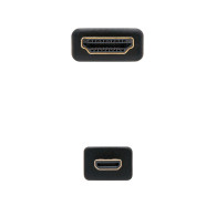 CABLE MICRO HDMI V1.4 ALTA VELOCIDAD HEC AM-DM 1.8 M NANOCABLE 10.15.3502