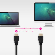 CABLE HDMI V2.0 4K-60HZ 18Gbps NEGRO 0.5 M NANOCABLE 10.15.3800