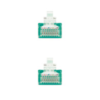 CABLE RED LATIGUILLO RJ45 CAT.6 UTP AWG24 VERDE 1.0 M NANOCABLE 10.20.0401-GR
