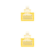 CABLE RED LATIGUILLO RJ45 CAT.6 UTP AWG24 AMARILLO 1.0 M NANOCABLE 10.20.0401-Y