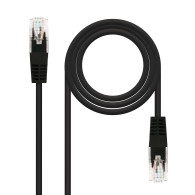 CABLE RED LATIGUILLO RJ45 CAT.6 UTP AWG24 NEGRO 2.0 M NANOCABLE 10.20.0402-BK