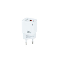 CARGADOR USB-C TOOQ USB-C PD + USB-A QC 20W TQWC-QCPD20WT