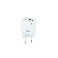 CARGADOR USB-C TOOQ USB-C PD + USB-A QC 20W TQWC-QCPD20WT