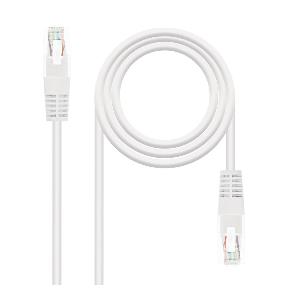 CABLE RED LATIGUILLO RJ45 CAT.6 UTP AWG24 BLANCO 2.0 M NANOCABLE 10.20.0402-W