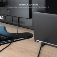 CABLE HDMI V1.4 CCS A M-A M NEGRO 3 M NANOCABLE 10.15.4703