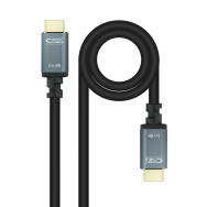 CABLE HDMI 2.1 IRIS 8K A M-A M NEGRO 3.0M NANOCABLE 10.15.8003