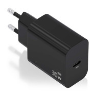 CARGADOR GaN 30W 1xUSB-C PD3.0 NEGRO AISENS A110-0941