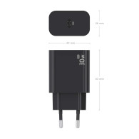 CARGADOR GaN 30W 1xUSB-C PD3.0 NEGRO AISENS A110-0941