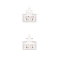 CABLE RED LATIGUILLO RJ45 CAT.5E UTP AWG24 BLANCO 1.0 M NANOCABLE 10.20.0101-W