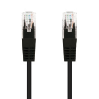 CABLE RED LATIGUILLO RJ45 CAT.5E UTP AWG24 NEGRO 2.0 M NANOCABLE 10.20.0102-BK