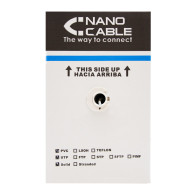 CABLE RED RJ45 CAT.5E UTP RIGIDO AWG24 EXTERIOR 305 M NANOCABLE 10.20304-EXT-BK