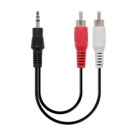 CABLE AUDIO ESTEREO 3.5M-2XRCAM 3.0 M NANOCABLE 10.24.0303