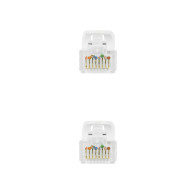 CABLE RED LATIGUILLO RJ45 LSZH CAT.6A UTP AWG24 BLANCO 3M NANOCABLE 10.20.1803-W