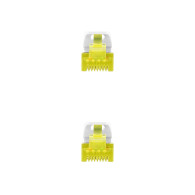 CABLE RED LATIGUILLO RJ45 LSZH CAT.6A SFTP AWG26 BLANCO 3M NANOCABL 10.20.1903-W