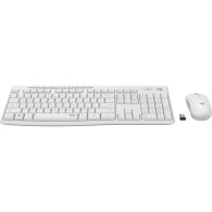 TECLADO+RATON LOGITECH WIRELESS DESKTOP MK295 BLANCO 920-009822