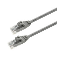 CABLE RED LATIGUILLO RJ45 LSZH CAT.6A UTP AWG24 GRIS 1.0M AISENS A145-0326