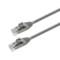 CABLE RED LATIGUILLO RJ45 LSZH CAT.6A UTP AWG24 GRIS 2.0M AISENS A145-0327