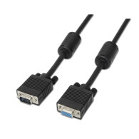 CABLE SVGA FERRITA HDB15M-HDB15H NEGRO 1.8M AISENS A113-0078