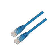 CABLE RED LATIGUILLO RJ45 CAT.6 UTP AWG24 AZUL 2.0M AISENS A135-0243