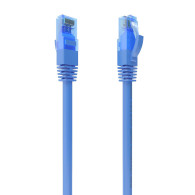 CABLE RED LATIGUILLO RJ45 CAT.6 UTP AWG26 CCA AZUL 1.0M AISENS A135-0799