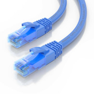 CABLE RED LATIGUILLO RJ45 CAT.6 UTP AWG26 CCA AZUL 1.0M AISENS A135-0799