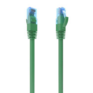 CABLE RED LATIGUILLO RJ45 CAT.6 UTP AWG26 CCA VERDE 30CM AISENS A135-0806