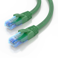 CABLE RED LATIGUILLO RJ45 CAT.6 UTP AWG26 CCA VERDE 0.5M AISENS A135-0807