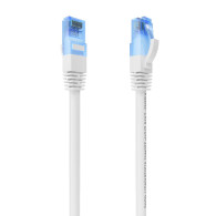 CABLE RED LATIGUILLO RJ45 CAT.6 UTP AWG26 CCA BLANCO 15M AISENS A135-0827
