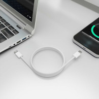 CABLE USB 2.0 3A 60W APPLE TIPO USB-CM-USB-CM BLANCO 2.0M AISENS A107-0856